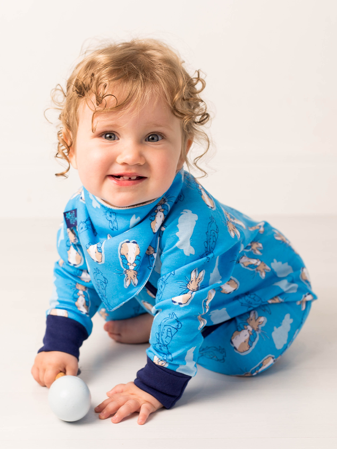 Peter Rabbit Navy Zip-Up Romper - Blade & Rose UK