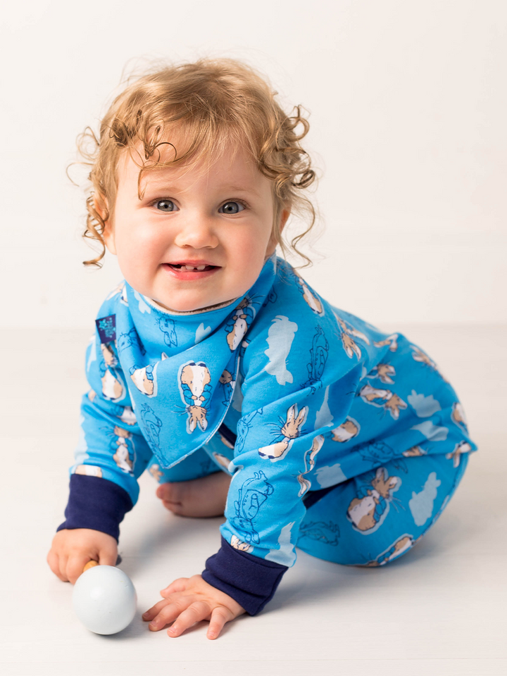 Peter Rabbit Navy Zip-Up Romper