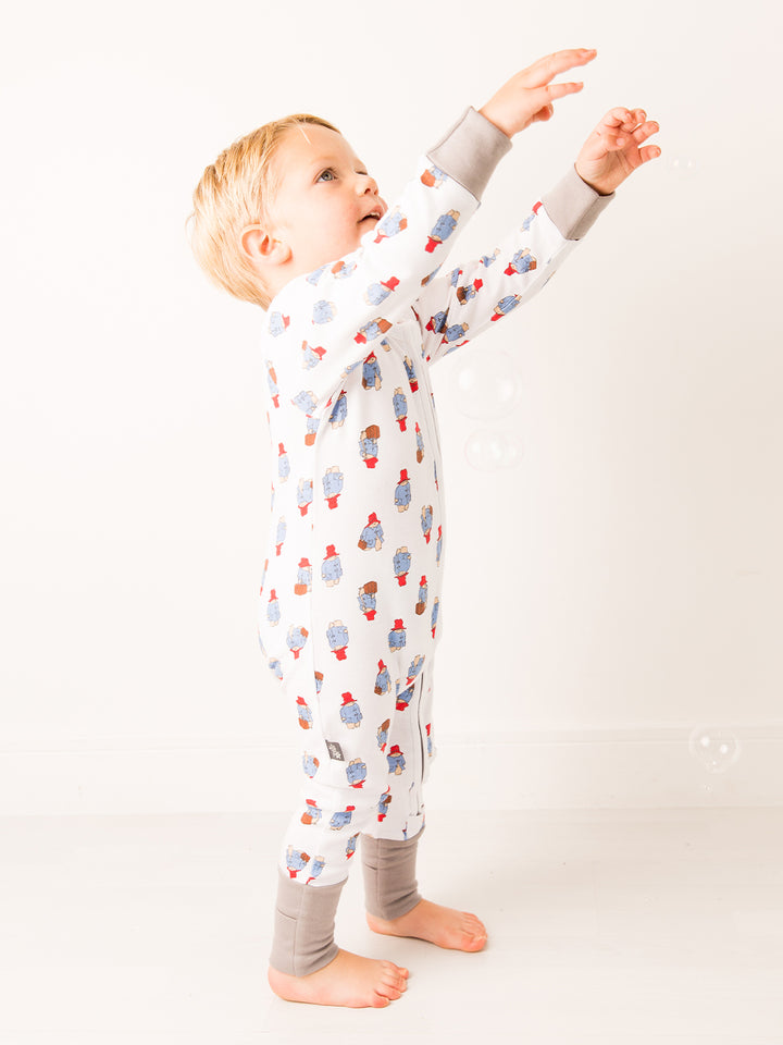 Paddington™ Loves to Travel Zip-Up Romper Playsuit