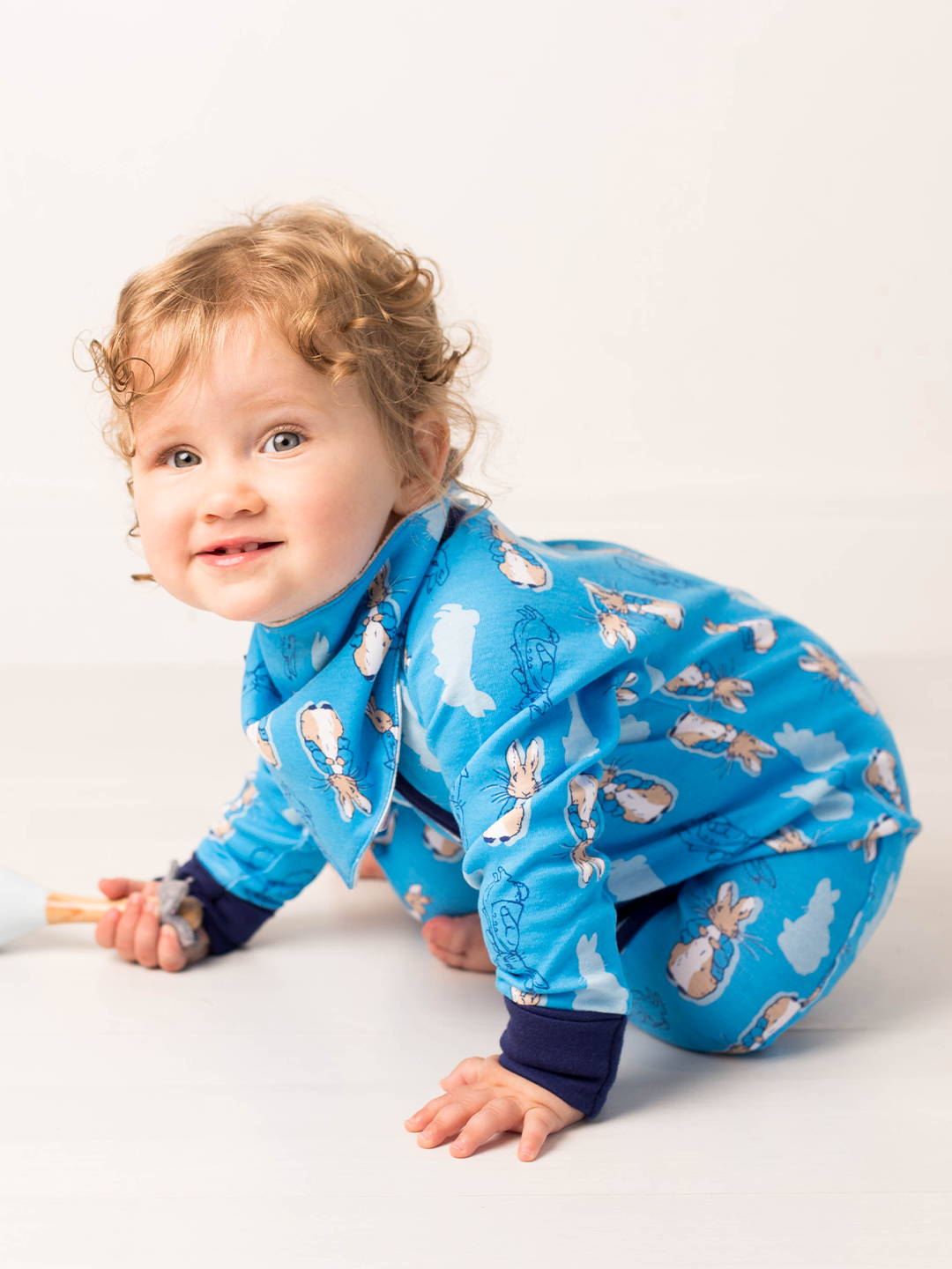 Peter Rabbit Navy Zip-Up Romper - Blade & Rose UK