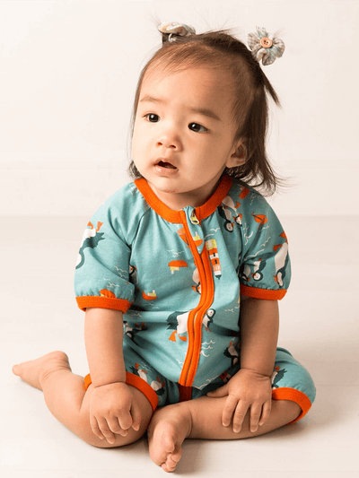 Kenzie the Puffin Summer Romper Playsuit