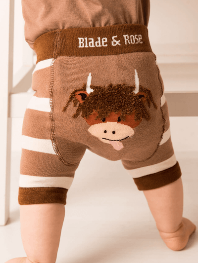 Neutral Highland Cow Shorts