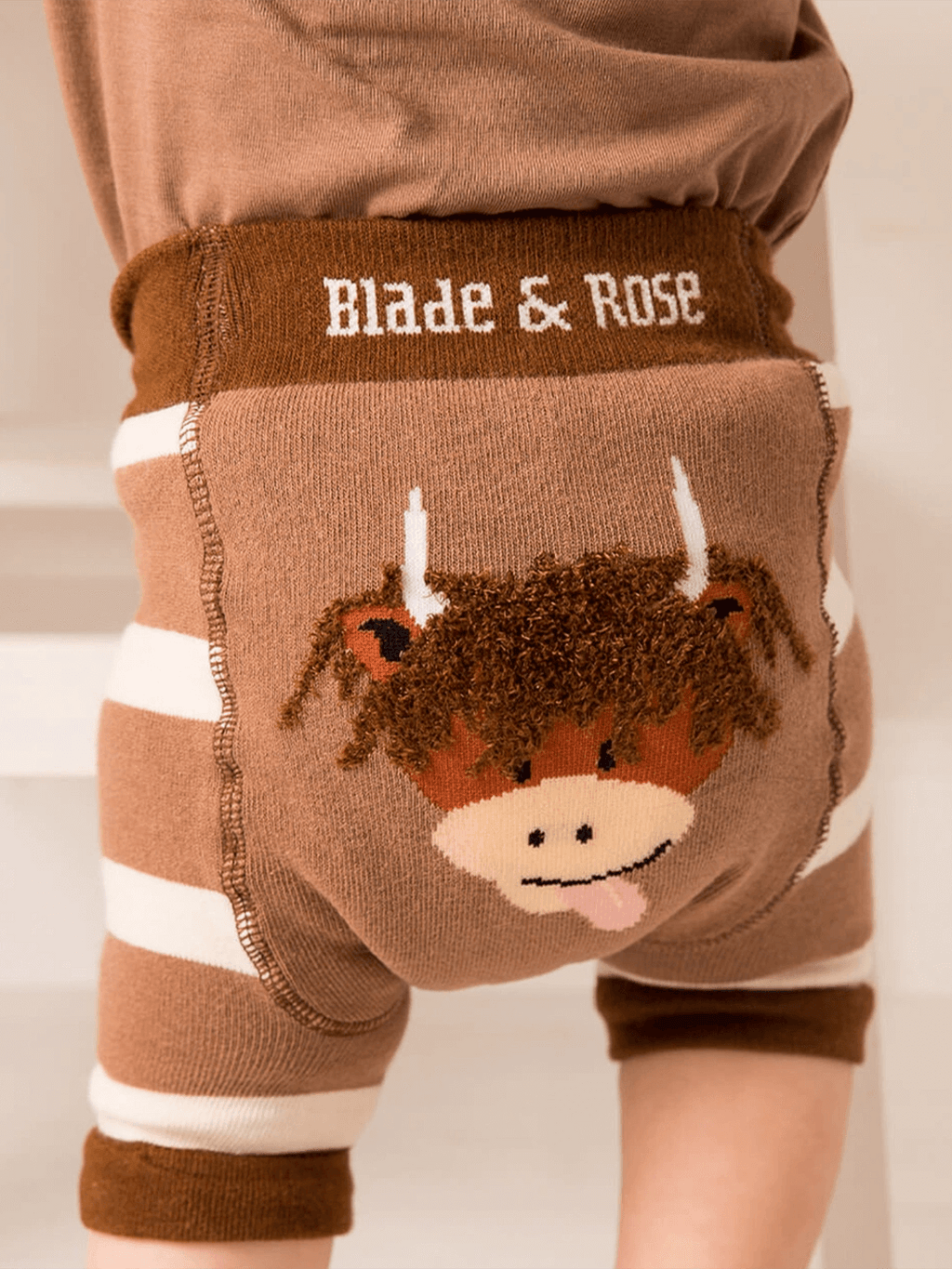 Neutral Highland Cow Shorts