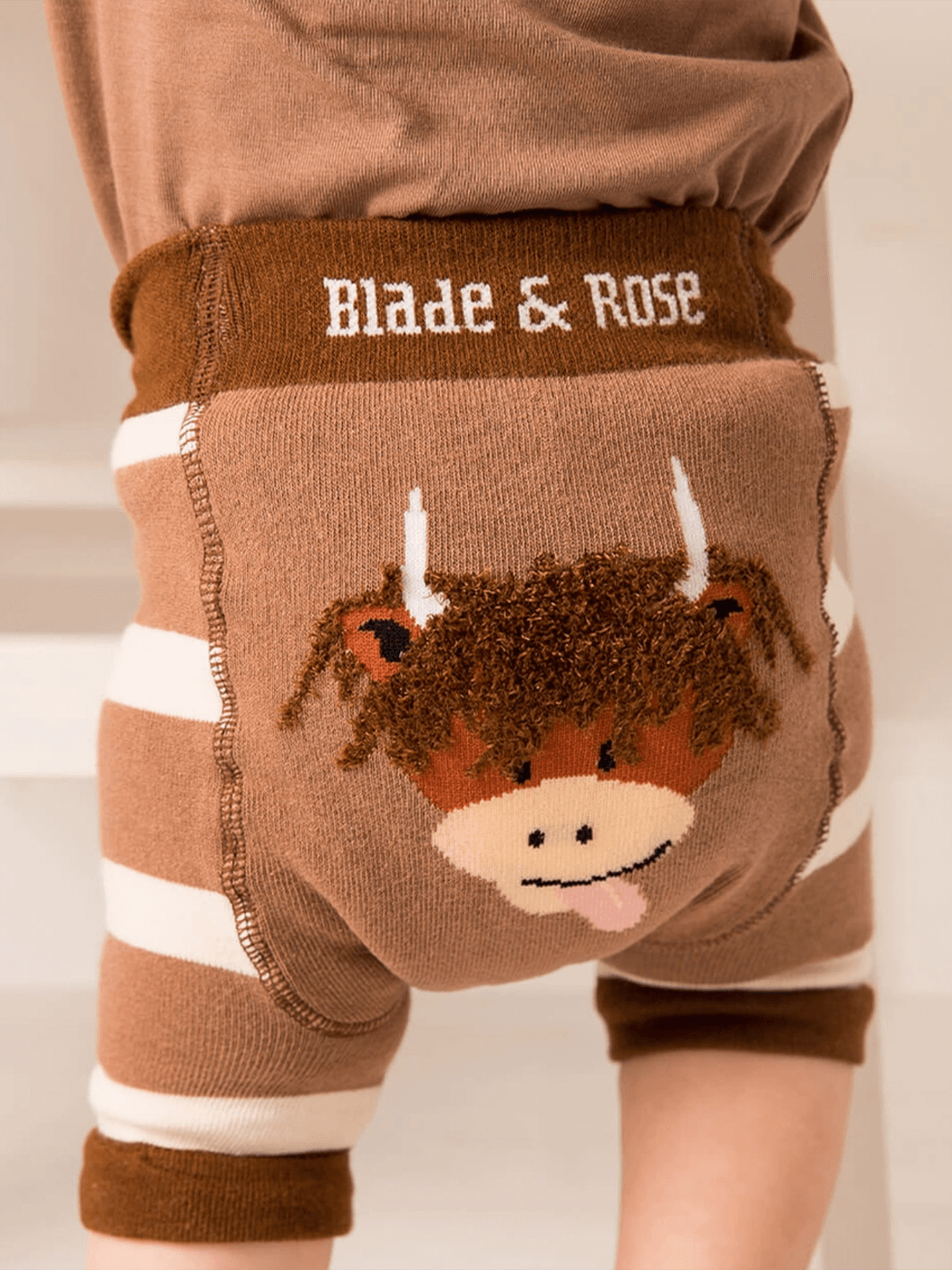 Neutral Highland Cow Shorts