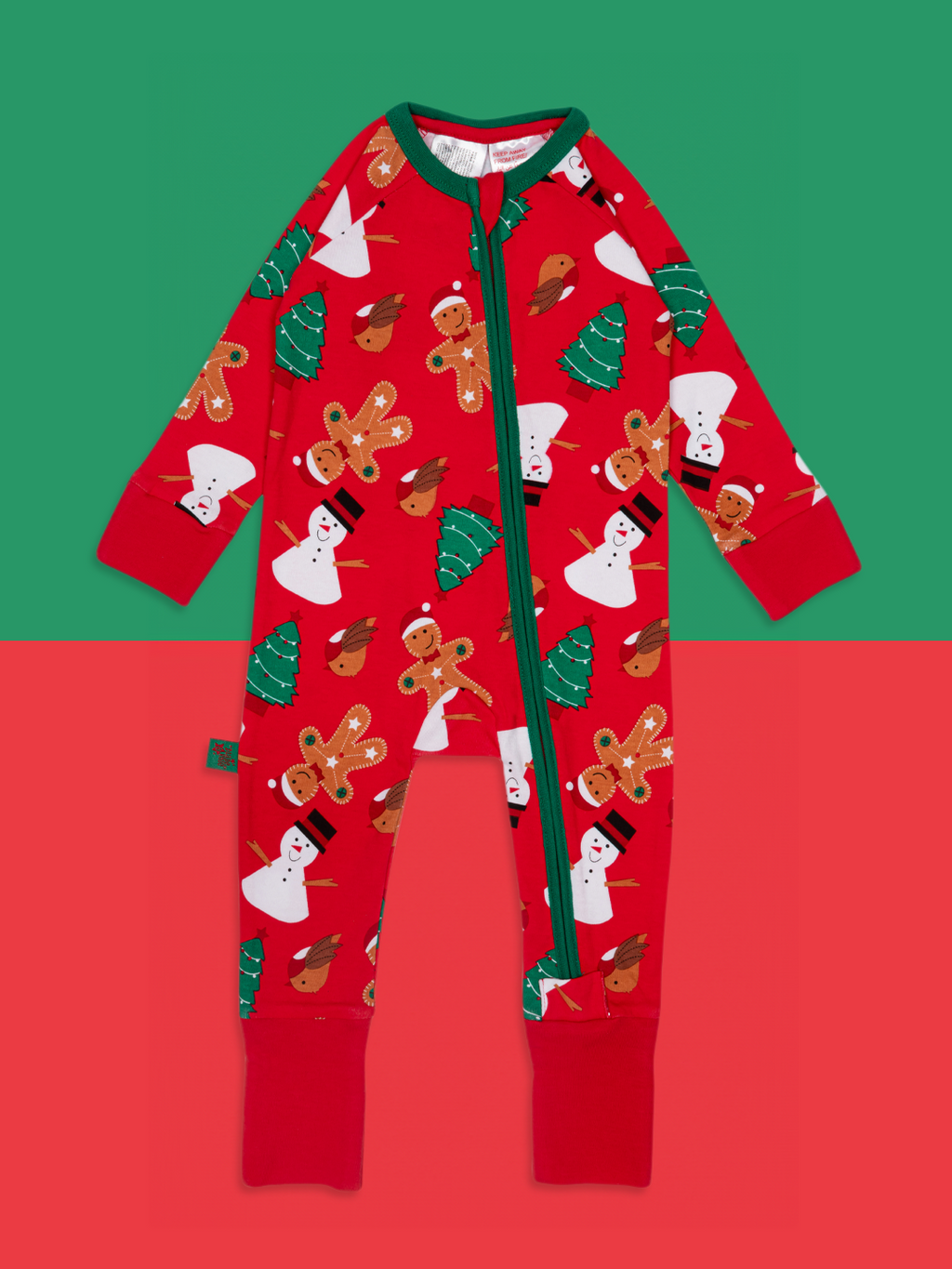 Snowman Zip-Up Romper Playsuit