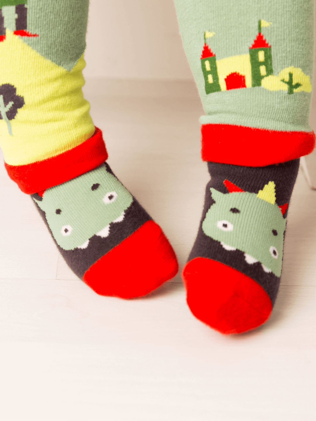 Teddy the Dragon Socks - Blade & Rose UK