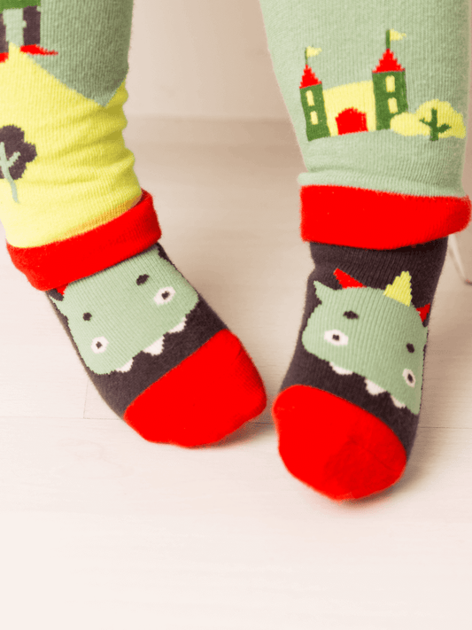 Teddy the Dragon Socks - Blade & Rose UK