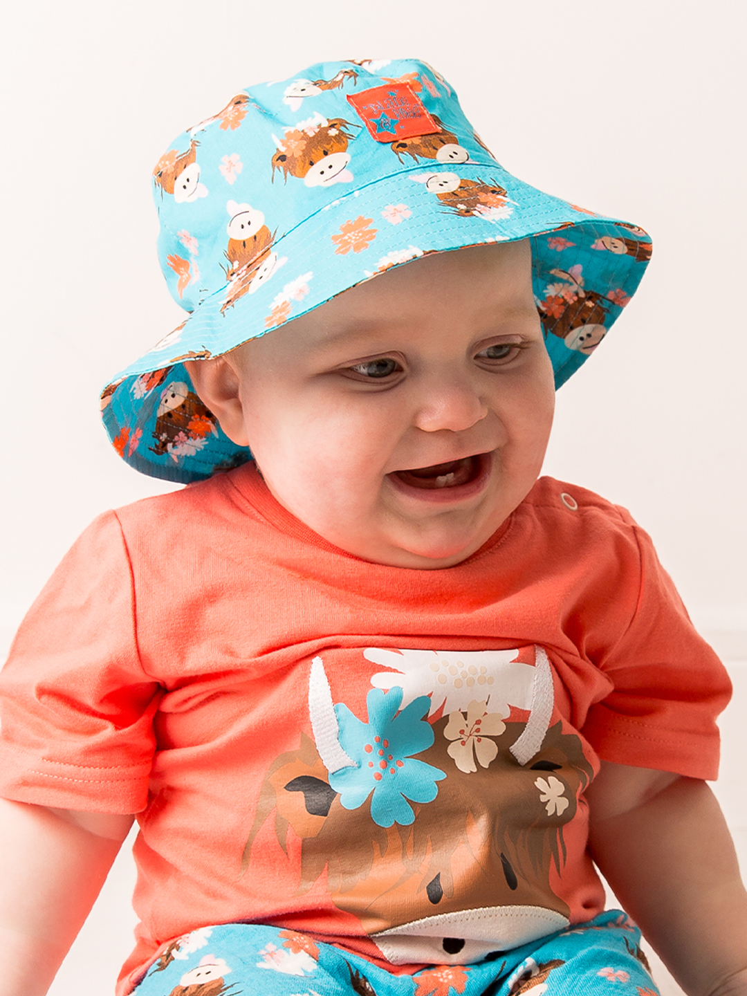 Bonnie Highland Cow Summer Hat