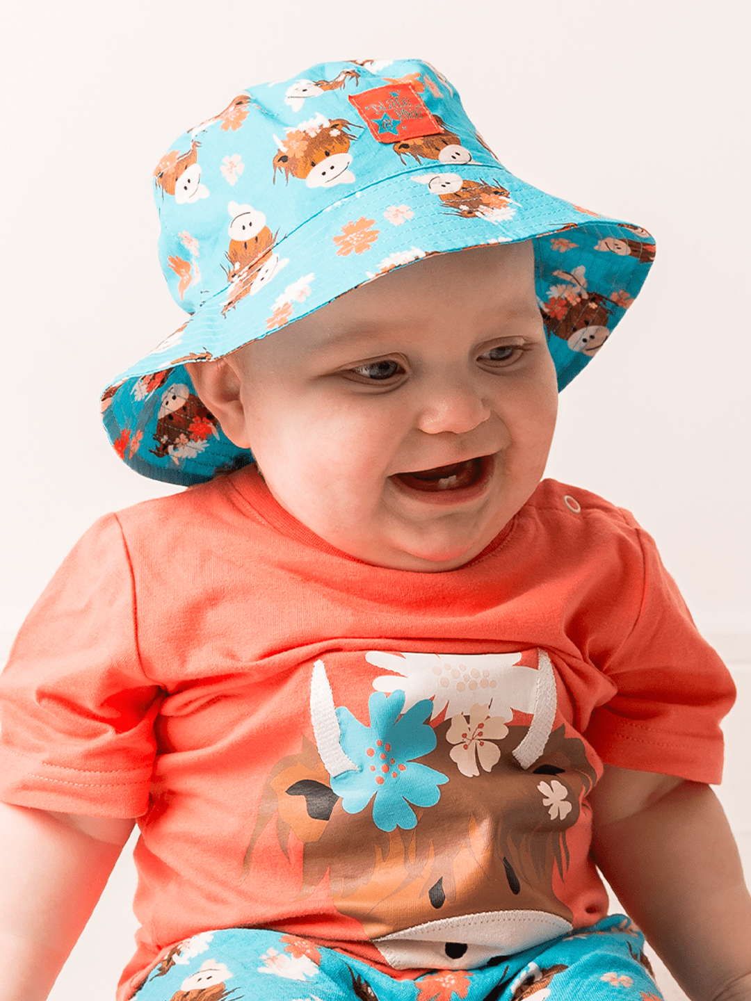 Bonnie Highland Cow Summer Hat