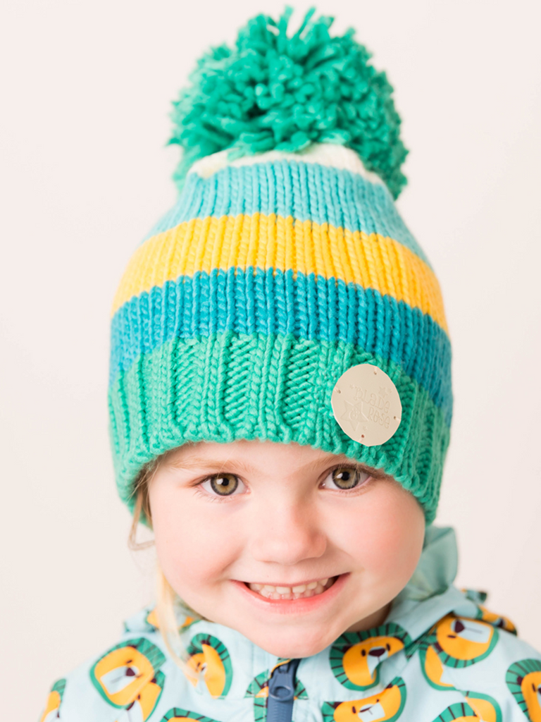 & Mustard Bobble Hat