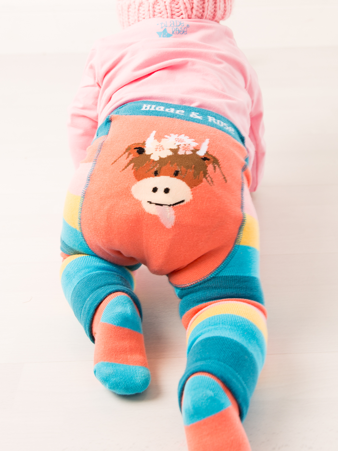 Bonnie Highland Cow Leggings - Blade & Rose UK