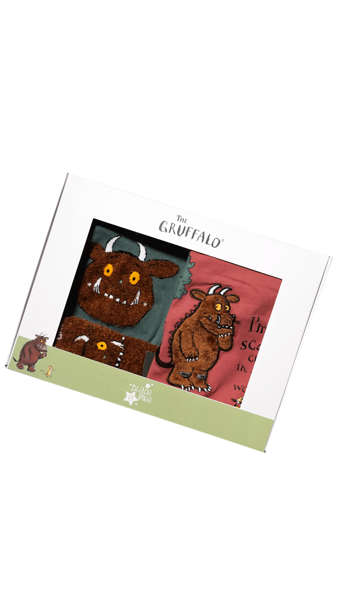 Gruffalo Out To Explore 3PC Gift Set - Fluffy Socks
