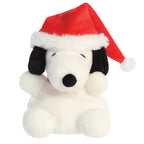 Santa Snoopy Palm Pals Soft Toy