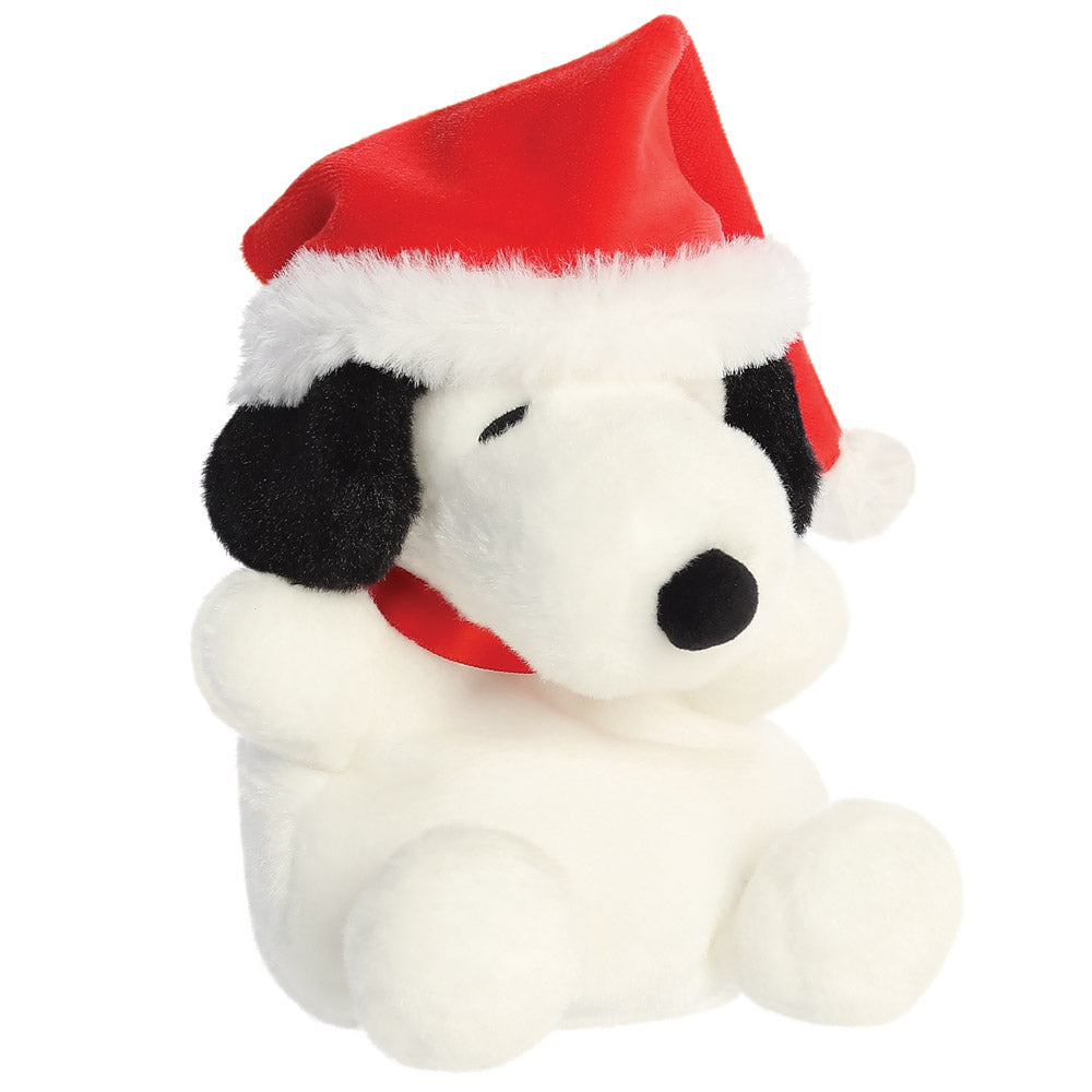 Santa Snoopy Palm Pals Soft Toy