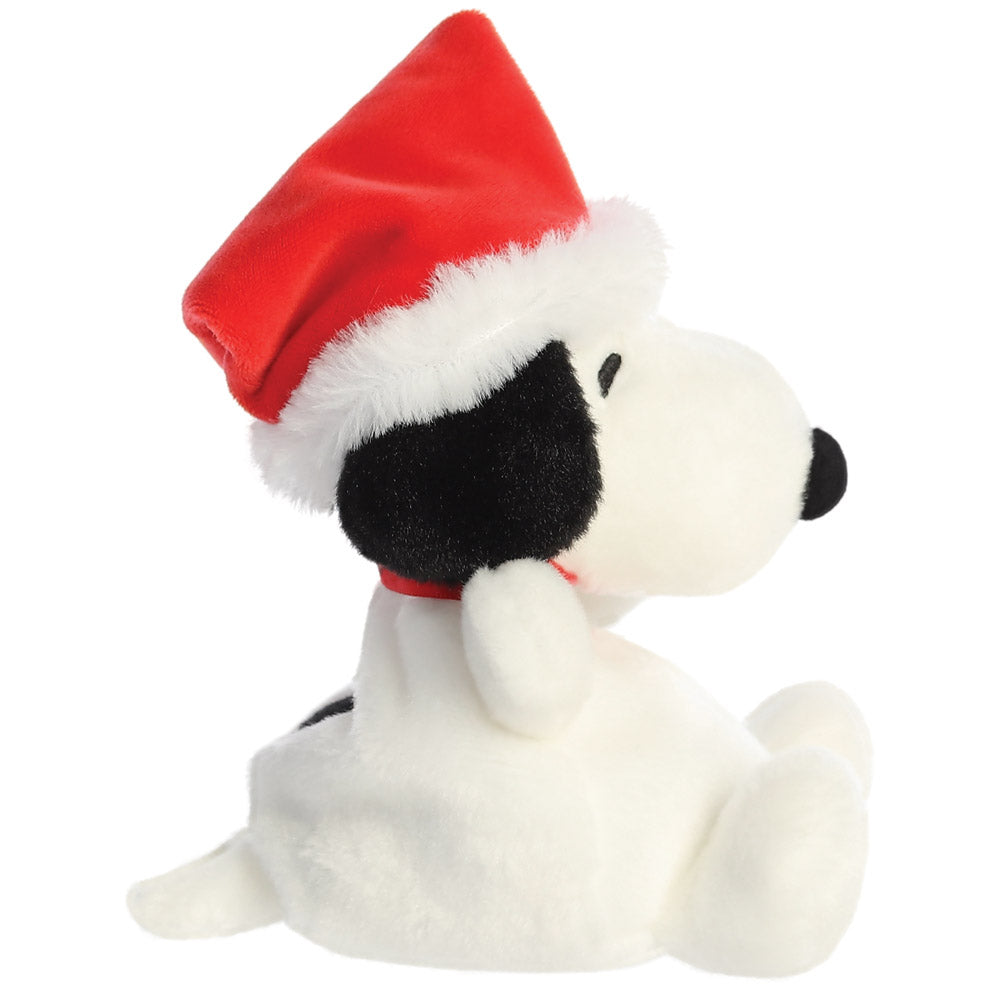 Santa Snoopy Palm Pals Soft Toy