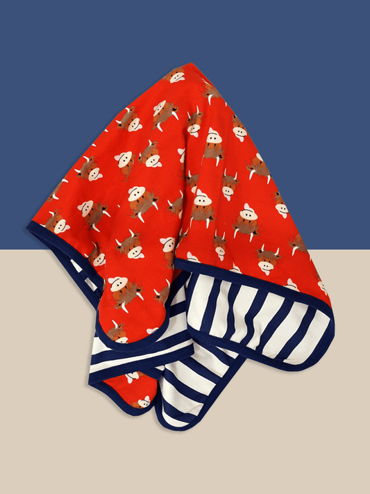 Highland Cow Blanket Blade & Rose