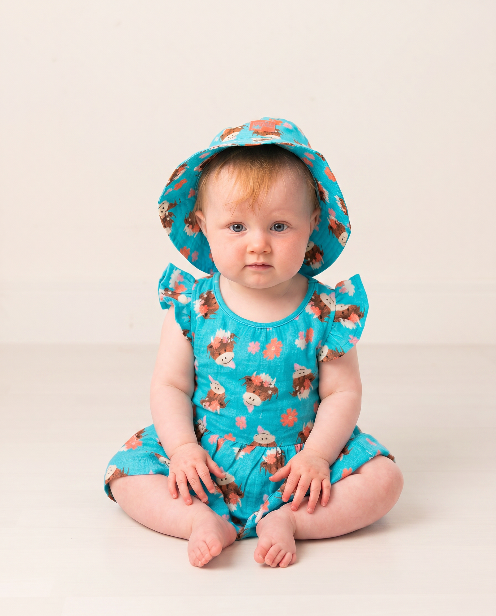 Bonnie Highland Cow Summer Dress