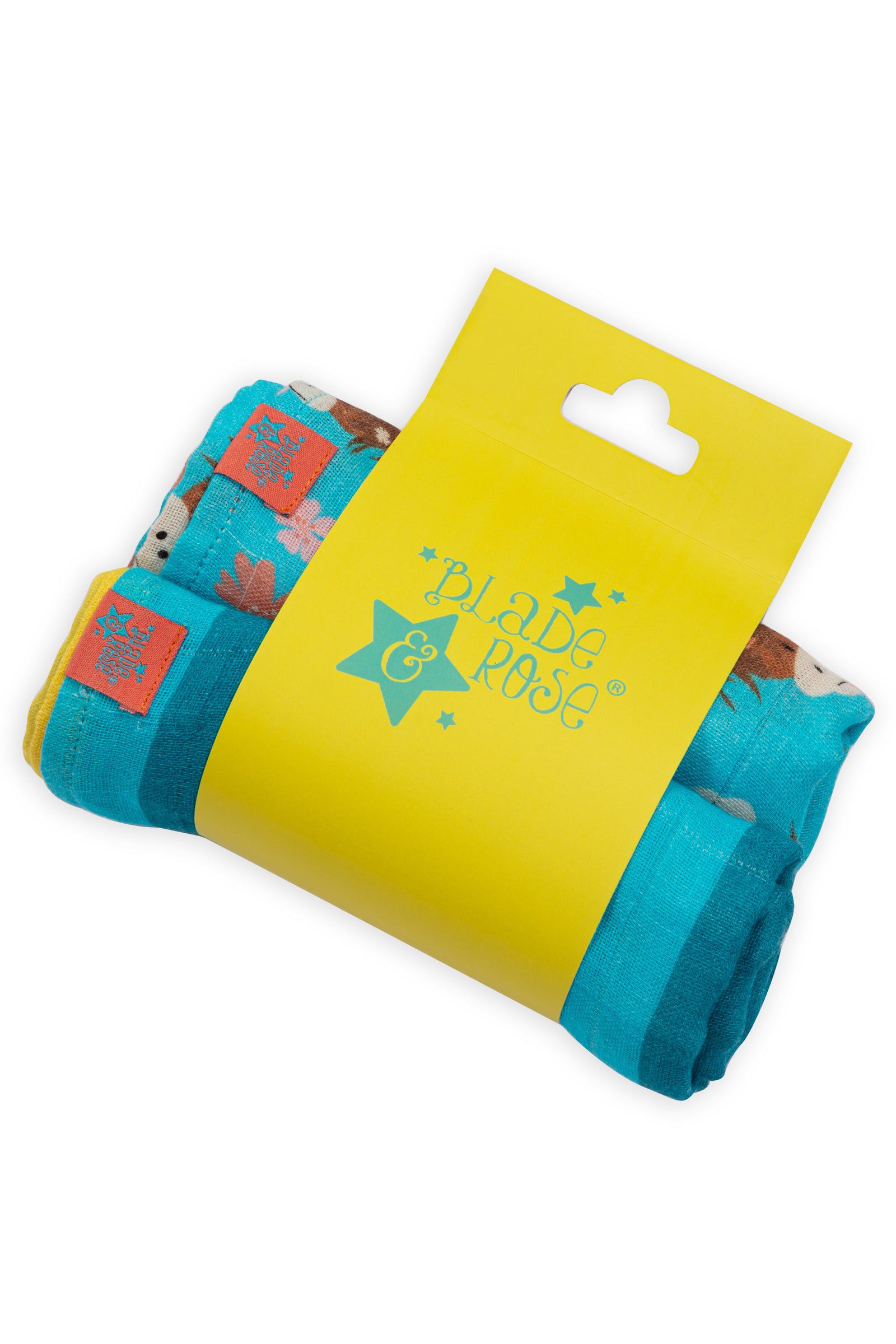 Bonnie Highland Cow Muslin Squares