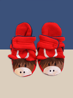 Hamish Highland Cow Booties Blade & Rose