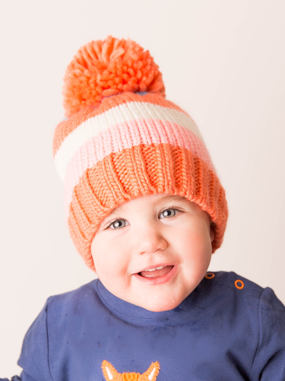 Striped Bobble Hats - Blade & Rose UK