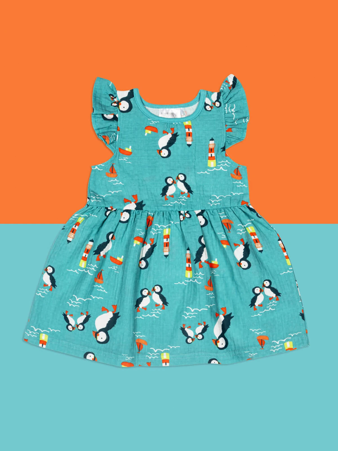 Junior Kenzie the Puffin Summer Dress