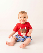Hamish Highland Cow Muslin Shorts