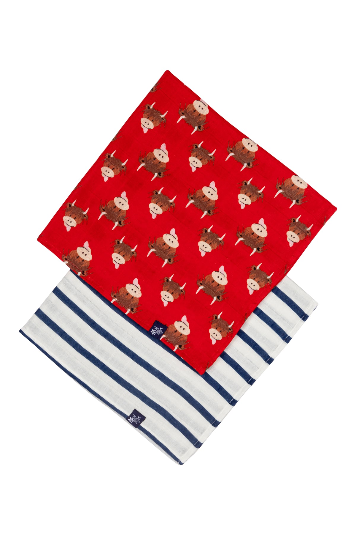 Hamish Highland Cow Muslin Squares