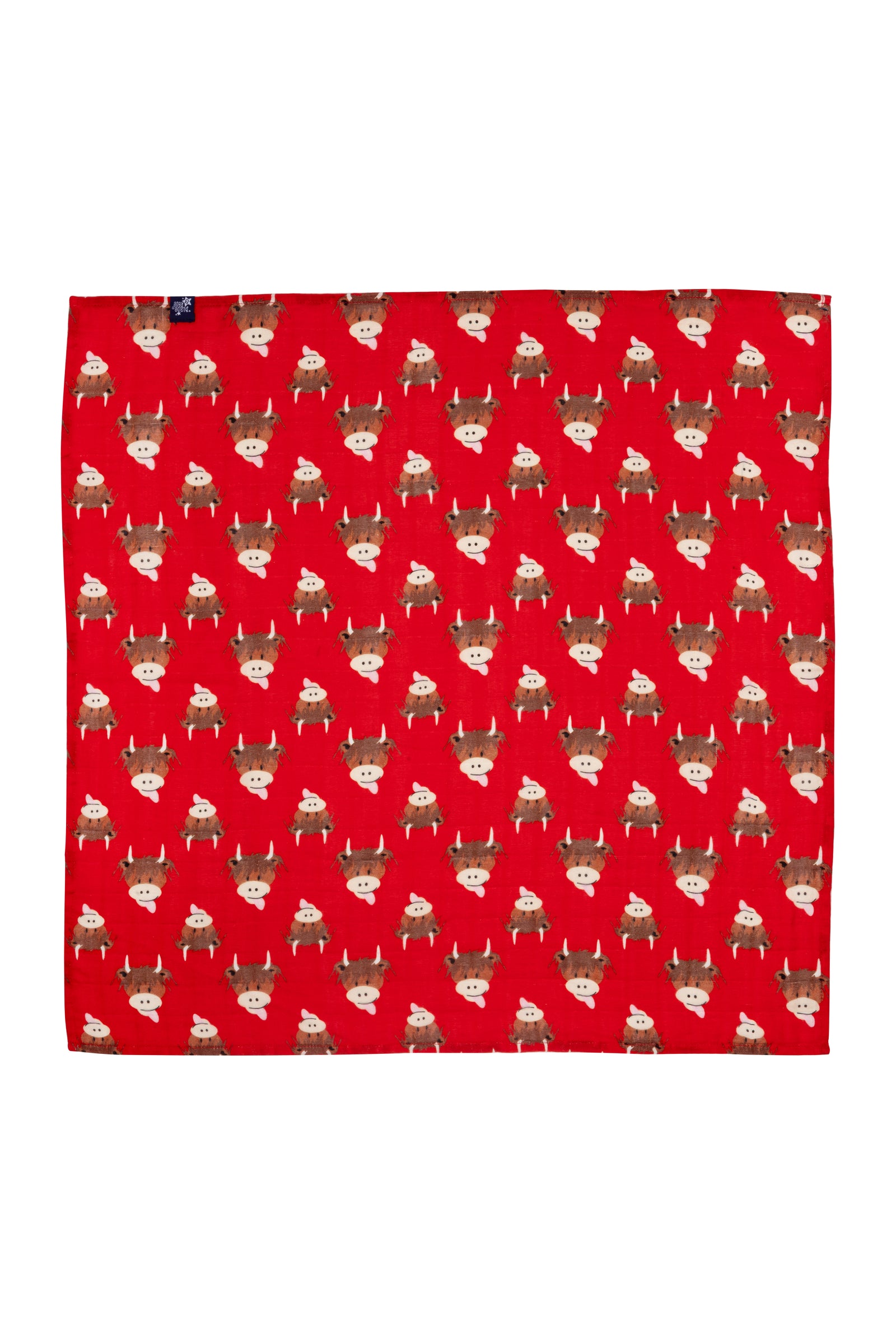 Hamish Highland Cow Muslin Squares