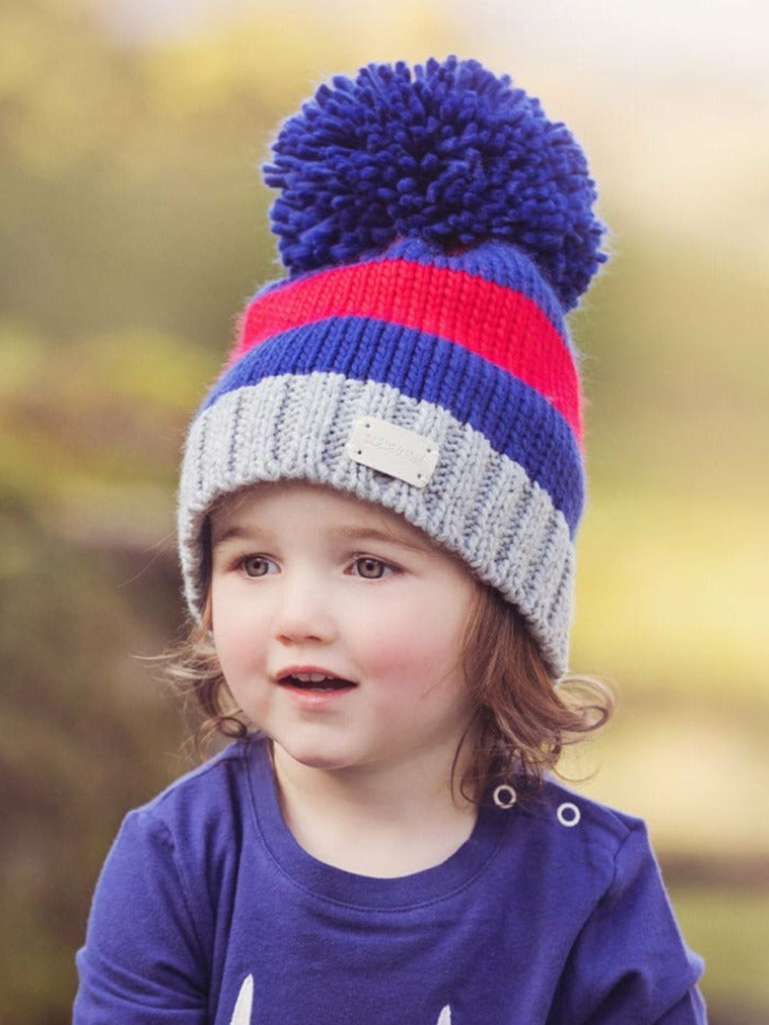 Striped Bobble Hats