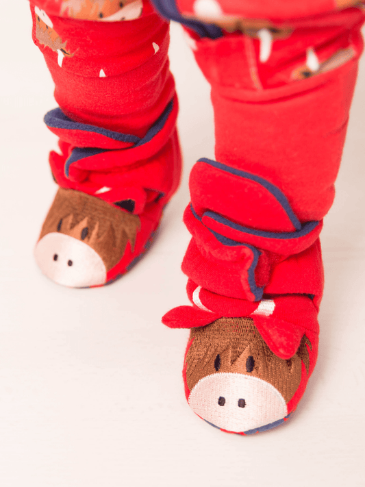 Hamish Highland Cow Booties - Blade & Rose UK
