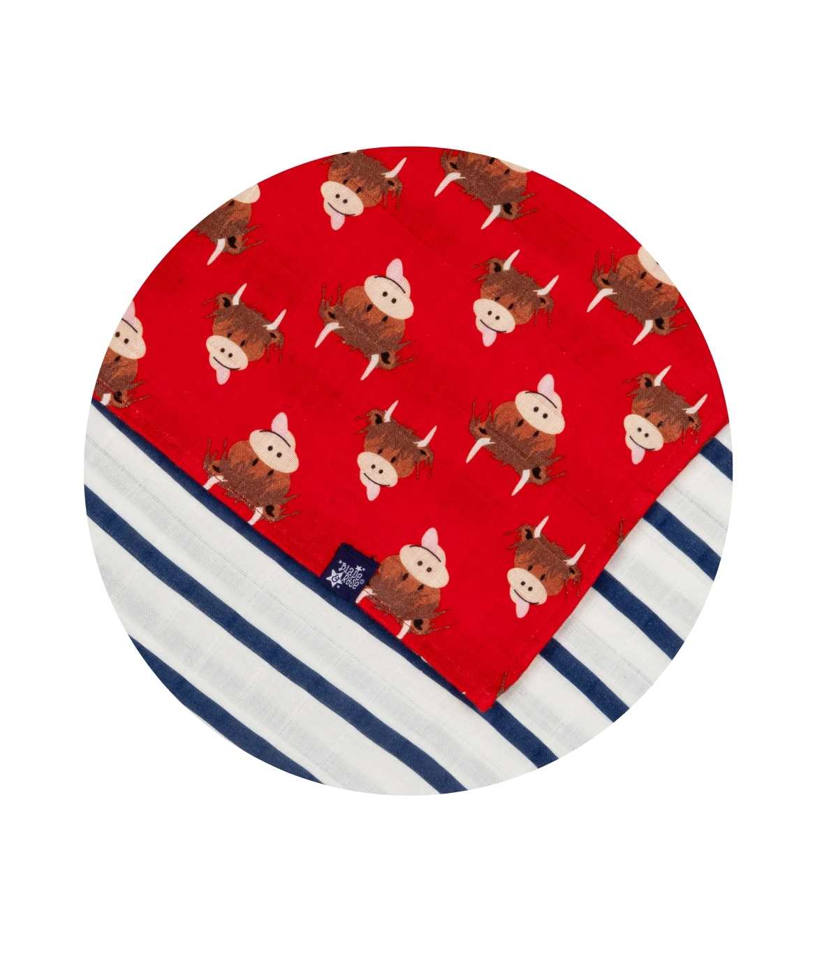 Hamish Highland Cow Muslin Squares
