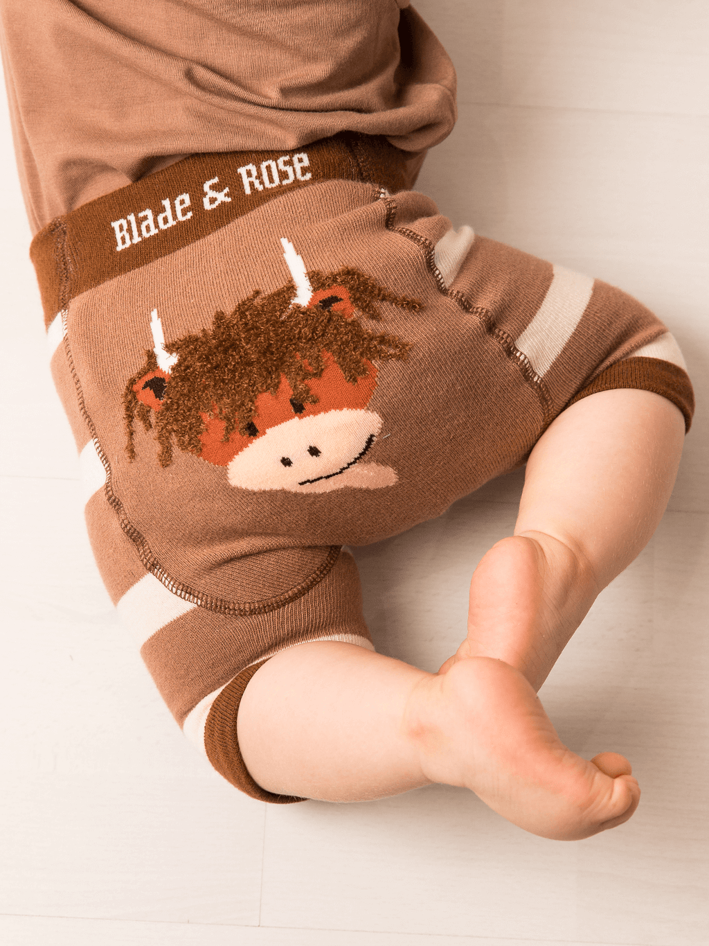 Neutral Highland Cow Shorts