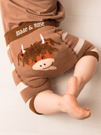 Neutral Highland Cow Shorts