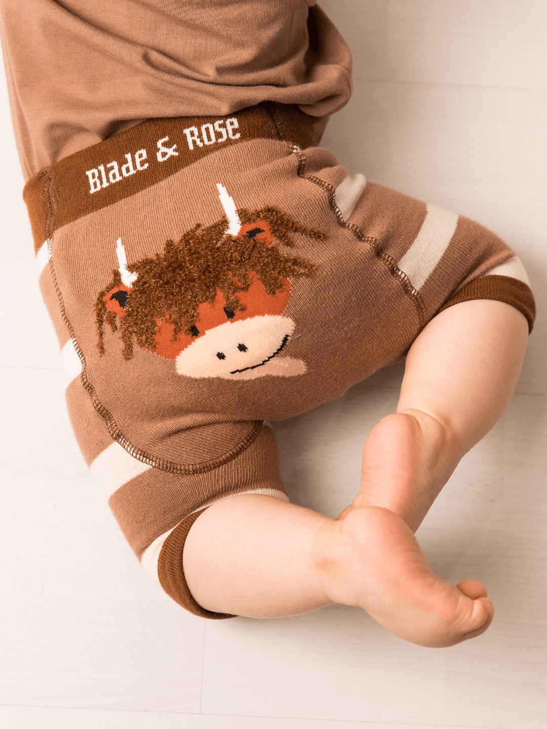 Neutral Highland Cow Shorts