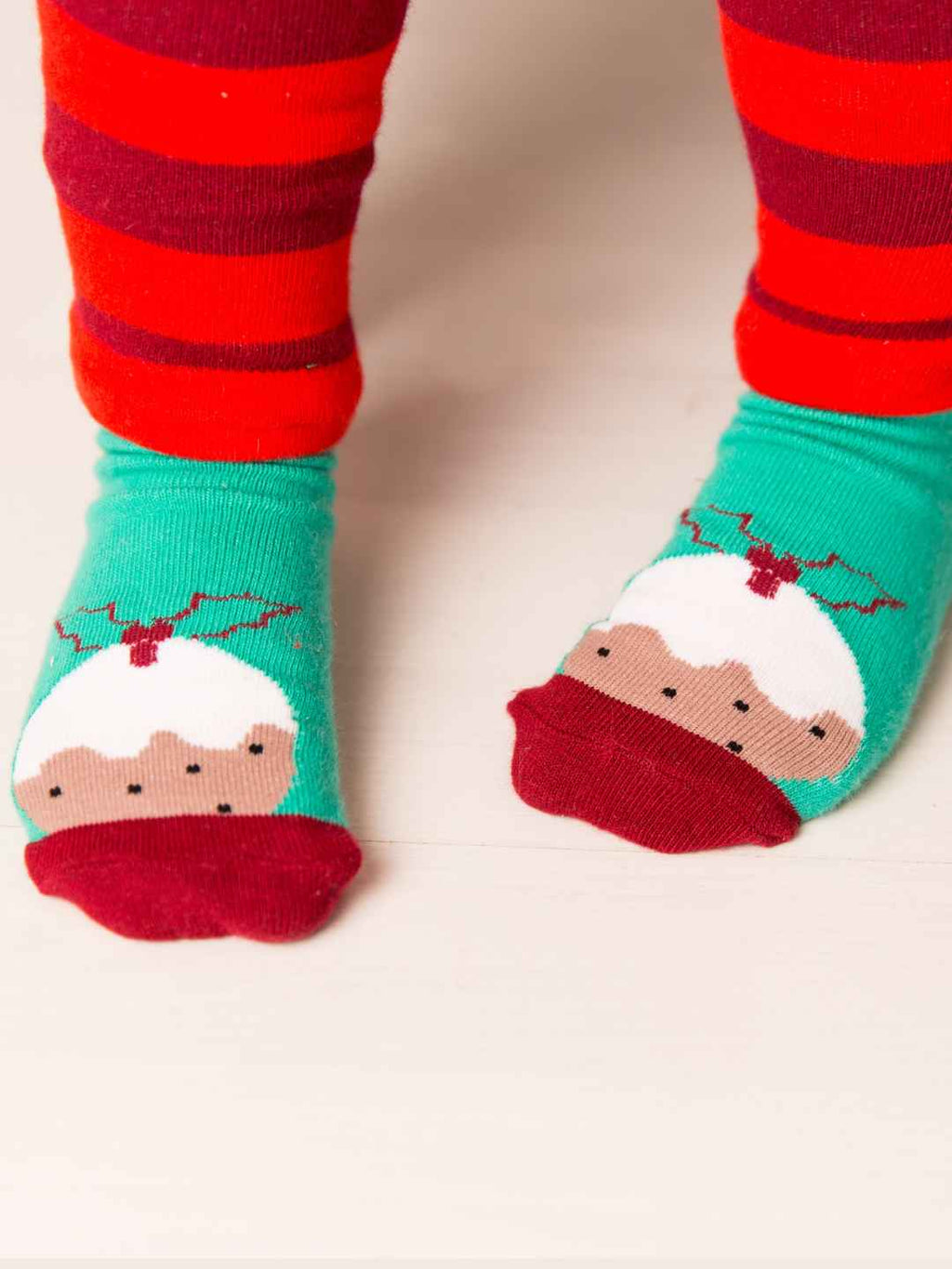 Christmas Pudding Socks