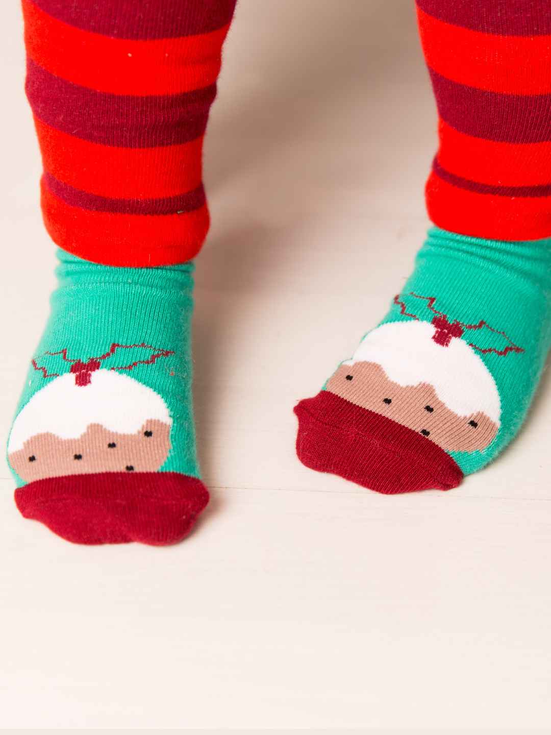 Christmas Pudding Socks