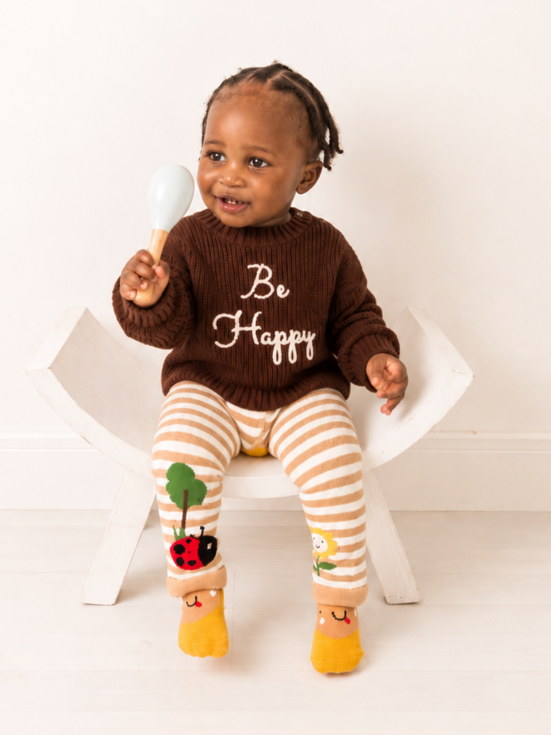 Be Happy Knitted Jumper