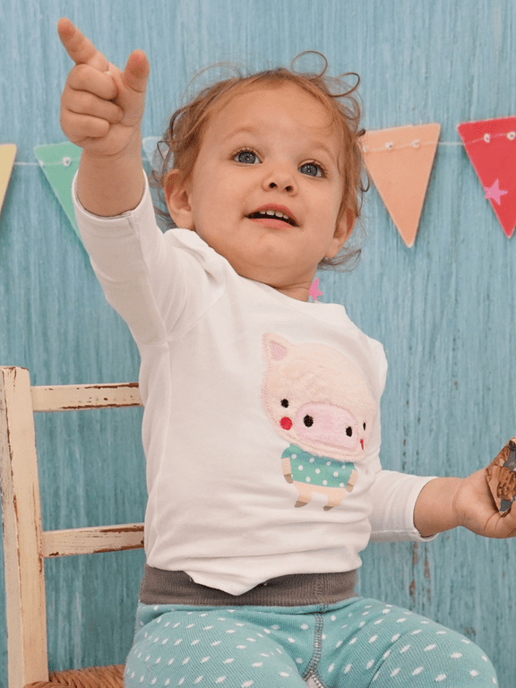 Pig Long Sleeve Top