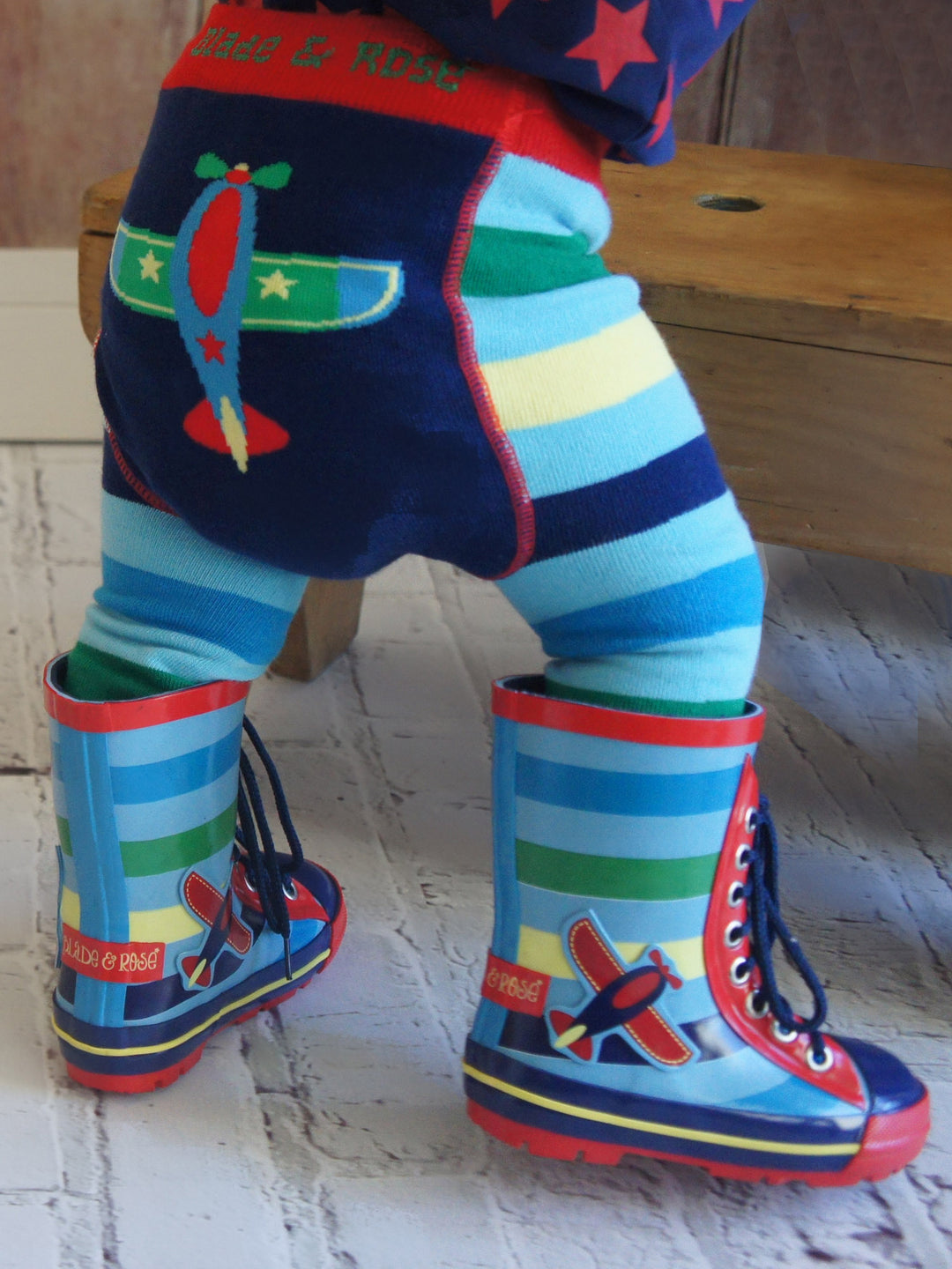 Plane Wellies - Blade & Rose UK