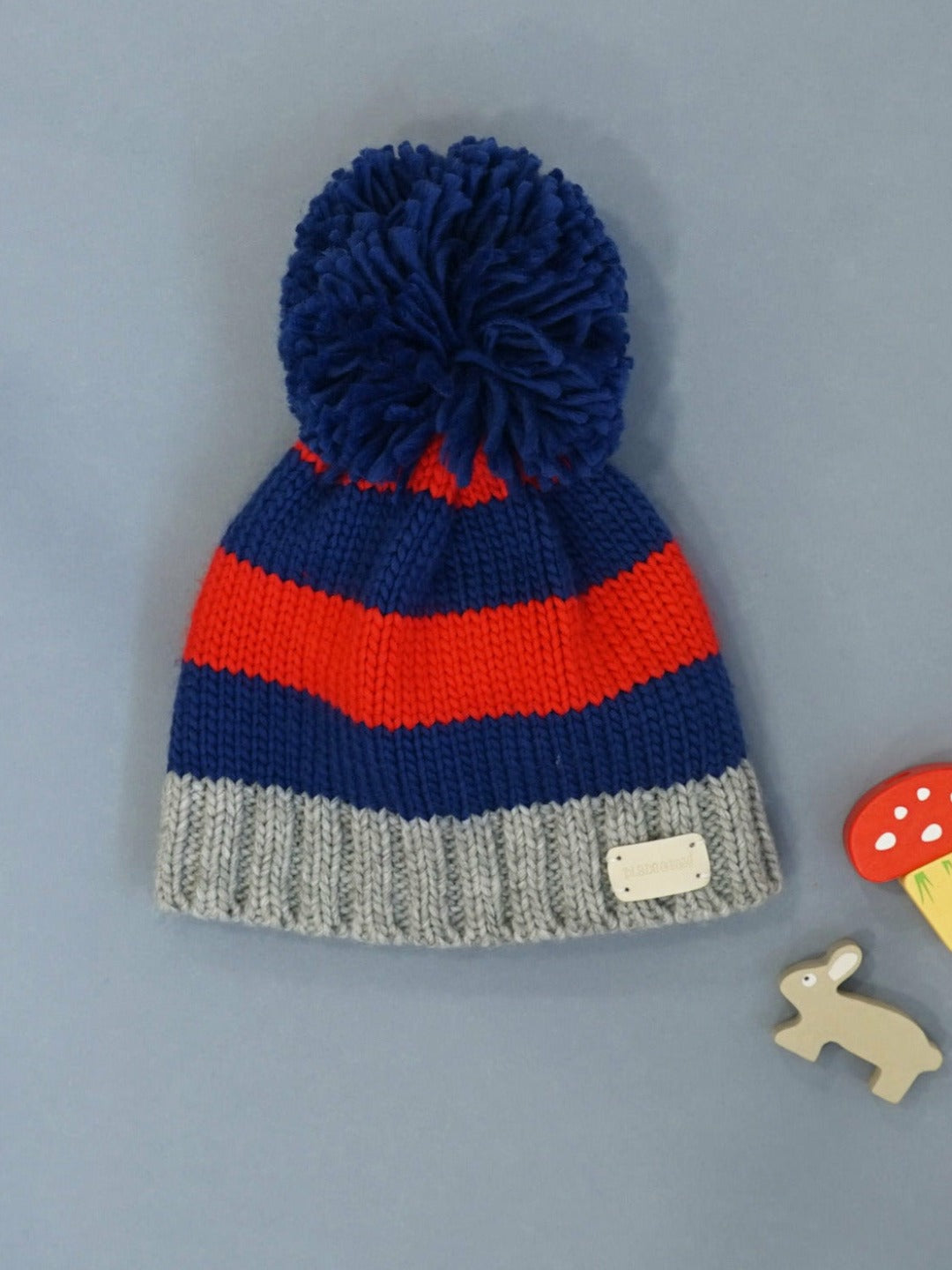 Striped Bobble Hats