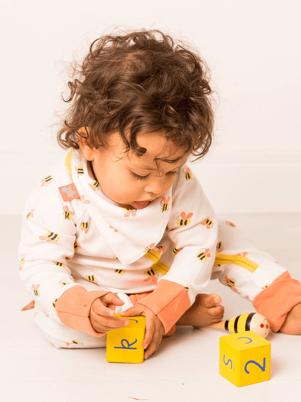 Honey Bee Zip-Up Romper Playsuit