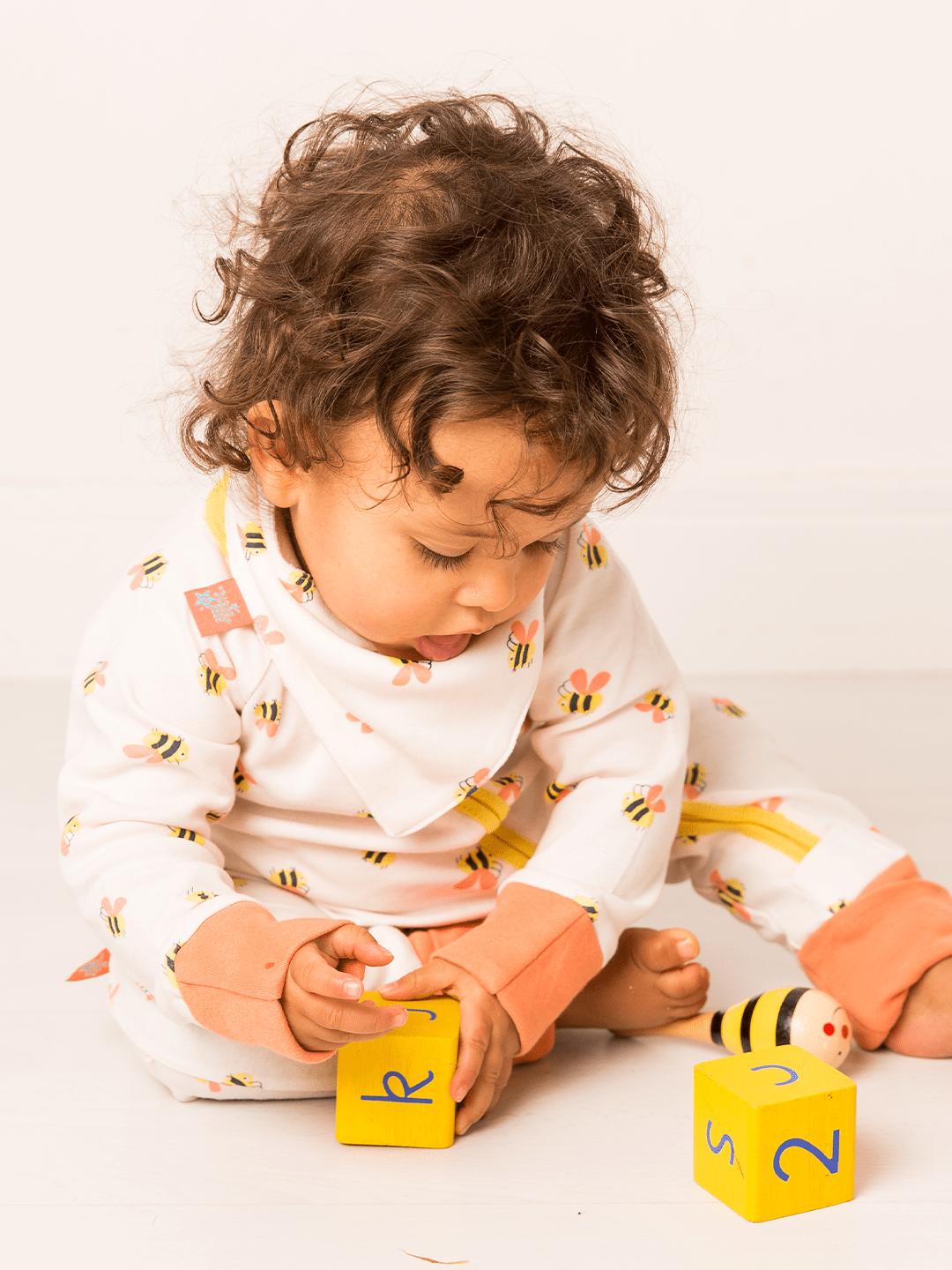 Honey Bee Zip-Up Romper Playsuit