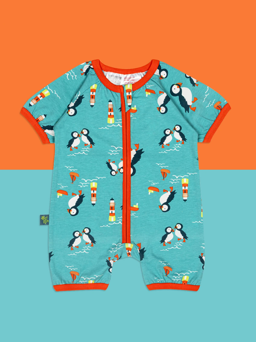 Kenzie the Puffin Summer Romper Playsuit