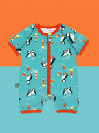 Kenzie the Puffin Summer Romper Playsuit