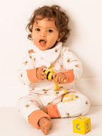 Honey Bee Zip-Up Romper Playsuit
