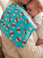 Bonnie Highland Cow Muslin Squares