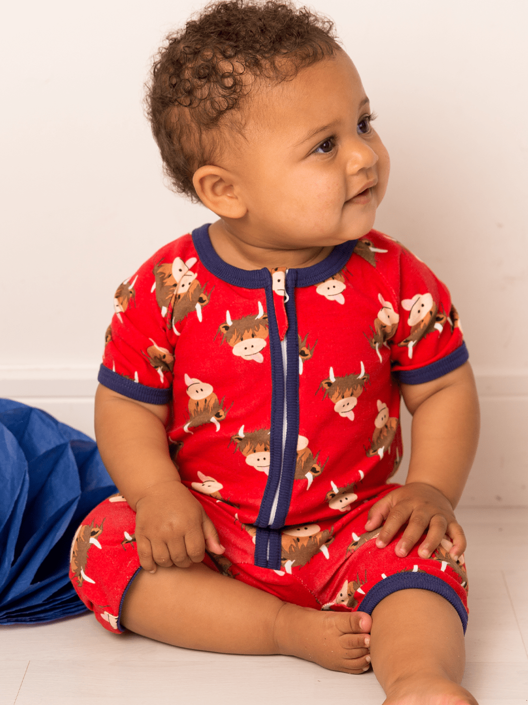 Hamish Highland Cow Summer Romper - Blade & Rose UK