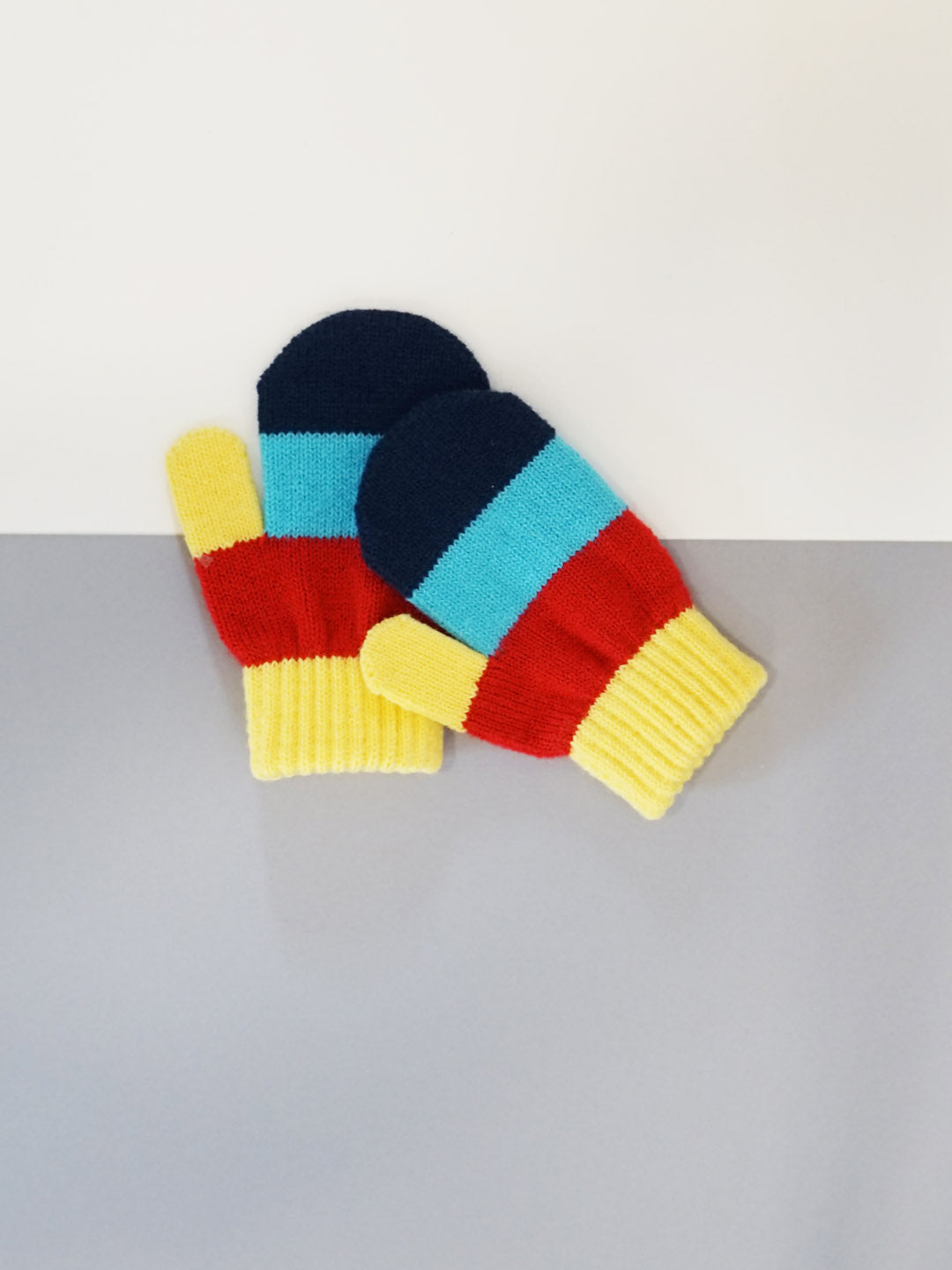 Bright Striped Mittens Blade & Rose