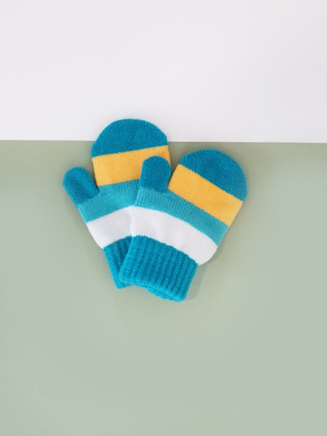 Green & Mustard Mittens Blade & Rose UK