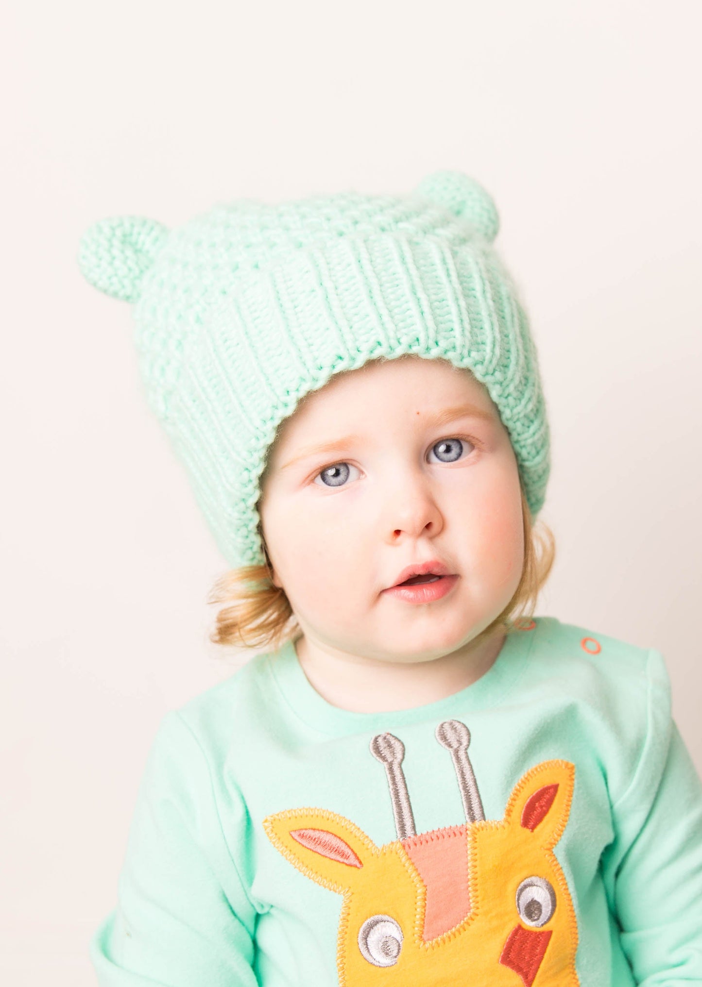 Mint Hat with Ears Outlet